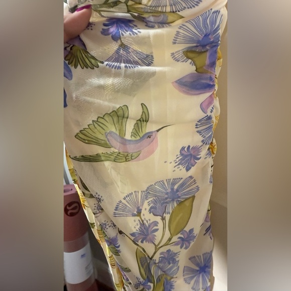 NWT Farm Rio Hummingbird Garden Mid Dress - Picture 9 of 11